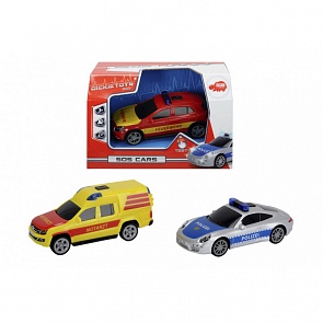 Специальное авто, свет, звук, фрикционное, 3 вида, 15 см. (Dickie, 3712003)